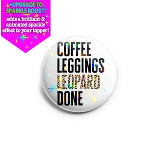 Coffee Leggings Leopard Topper