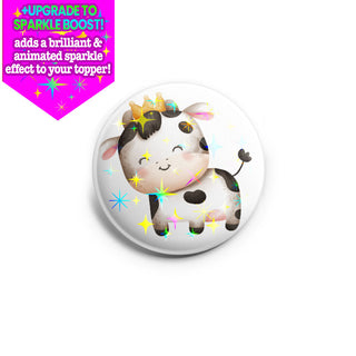 Crowned Cow Topper
