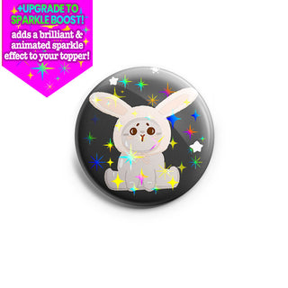 Cute Cat Easter Bunny Topper