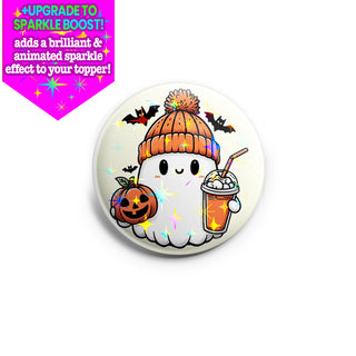 Pumpkin Ghost Vibes Topper