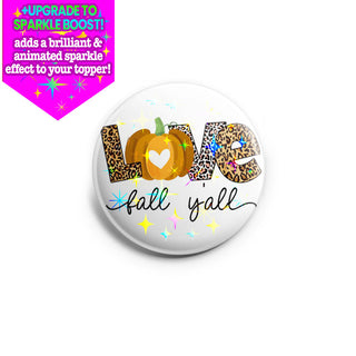 Love Fall Leopard Topper