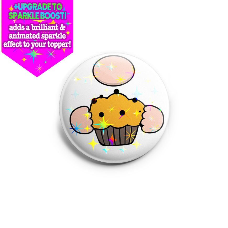 Gnome Pumpkin Muffin Topper - - Topperswap