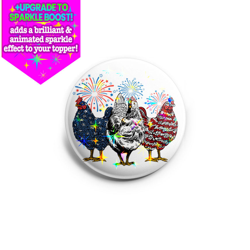 Firecracker Chickens Topper - - Topperswap