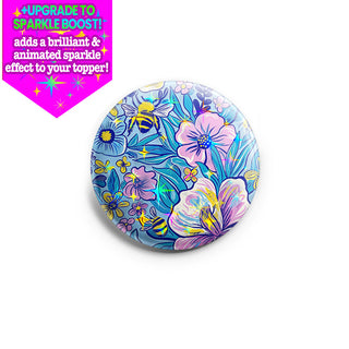 Blossoming Bee Garden Topper