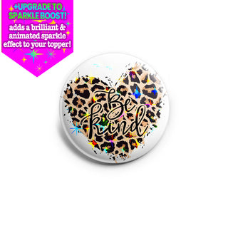 Be Kind Leopard Topper