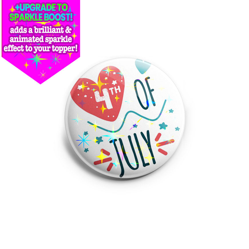 Love the 4th Topper - Make it Sparkle - Topperswap