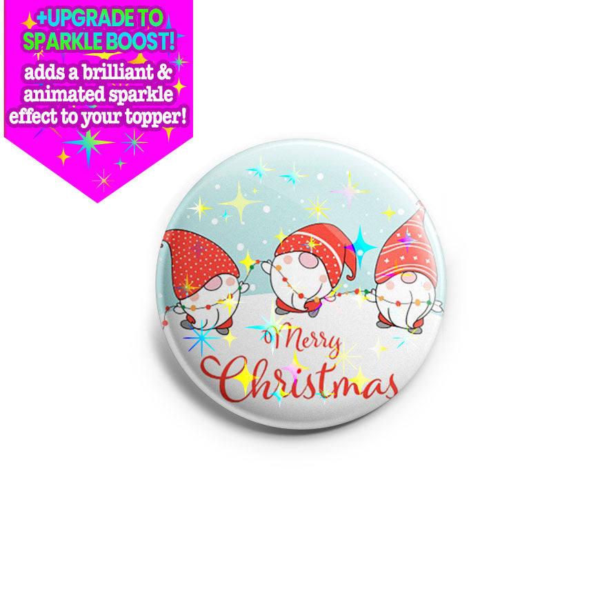 Merry Christmas Gnomes ’21 Topper - Make it Sparkle - Topperswap