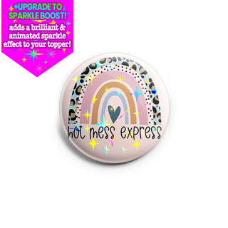 Hot Mess Rainbow Topper