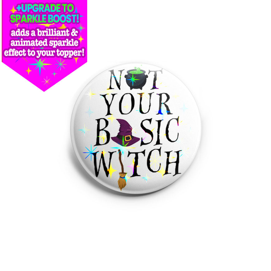 Not Your Basic Witch Topper - Vault - Make it Sparkle - Topperswap