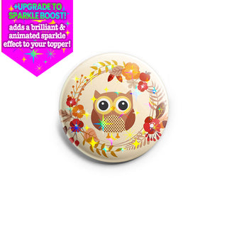 Owl Be Happy It's Fall Topper - Vault
