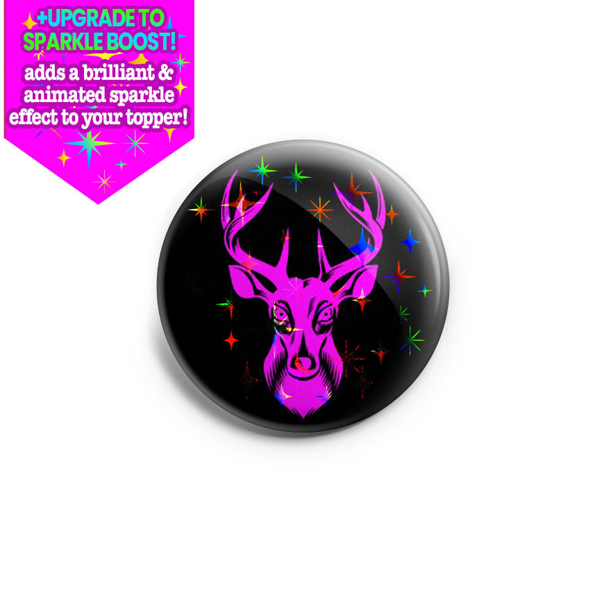 Hot Pink Deer Topper - - Topperswap