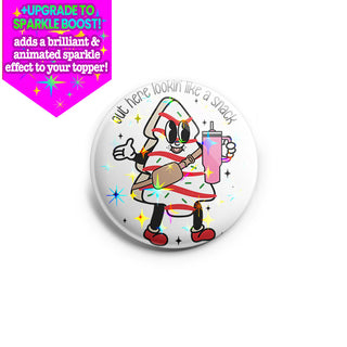 Snack-Ready Christmas Cake Topper