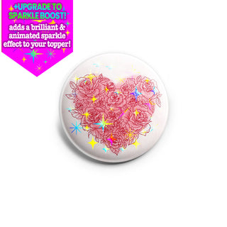 Heart Full Of Roses Valentine's Day Topper - Vault