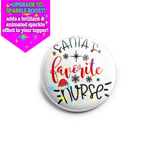 Santa's Favorite Nurse 2020 Topper - Vault