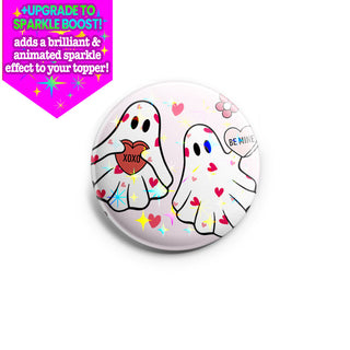 Ghostly Valentine Wishes Topper