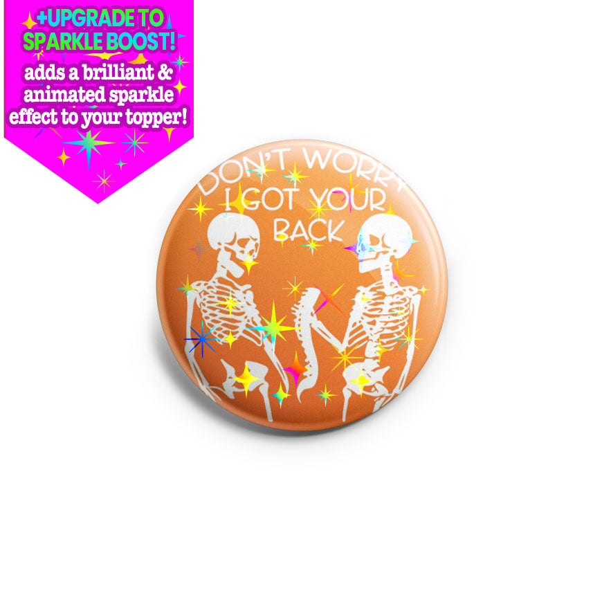 Skeleton Back Topper - Make it Sparkle - Topperswap