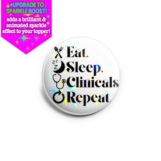 Eat Sleep Repeat Topper