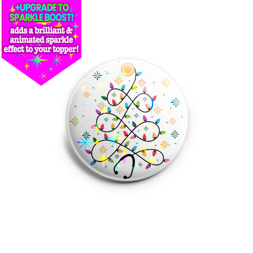 Stethoscope Christmas Tree Topper - Vault - Make it Sparkle - Topperswap