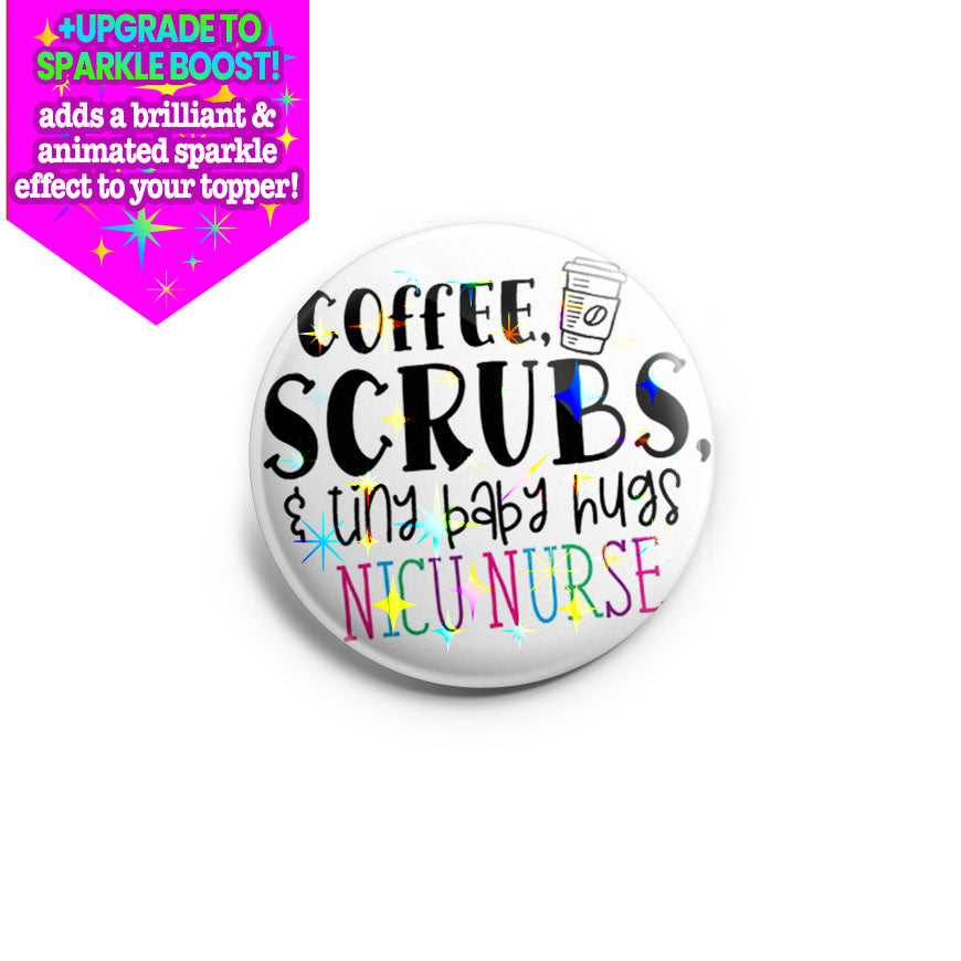 Scrubs and Baby Hugs Topper - Make it Sparkle - Topperswap