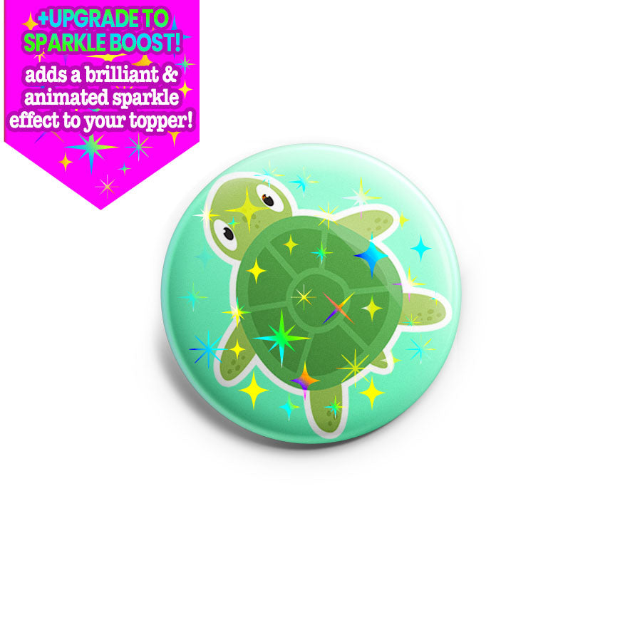 Serene Sea Turtle Topper - - Topperswap