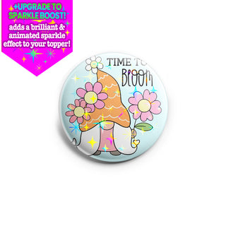 Time to Bloom Gnome Topper