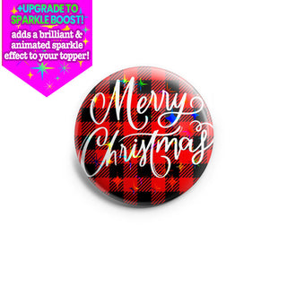 Merry Christmas Plaid ’22 Topper