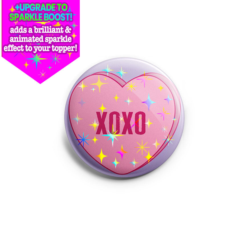 XOXO Heart Topper - Make it Sparkle - Topperswap