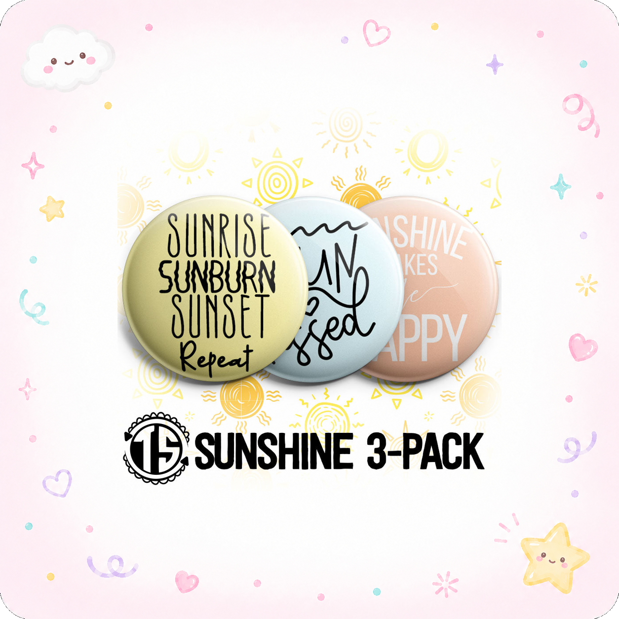 Sunshine 3-Pack (Save 5%) - - Topperswap