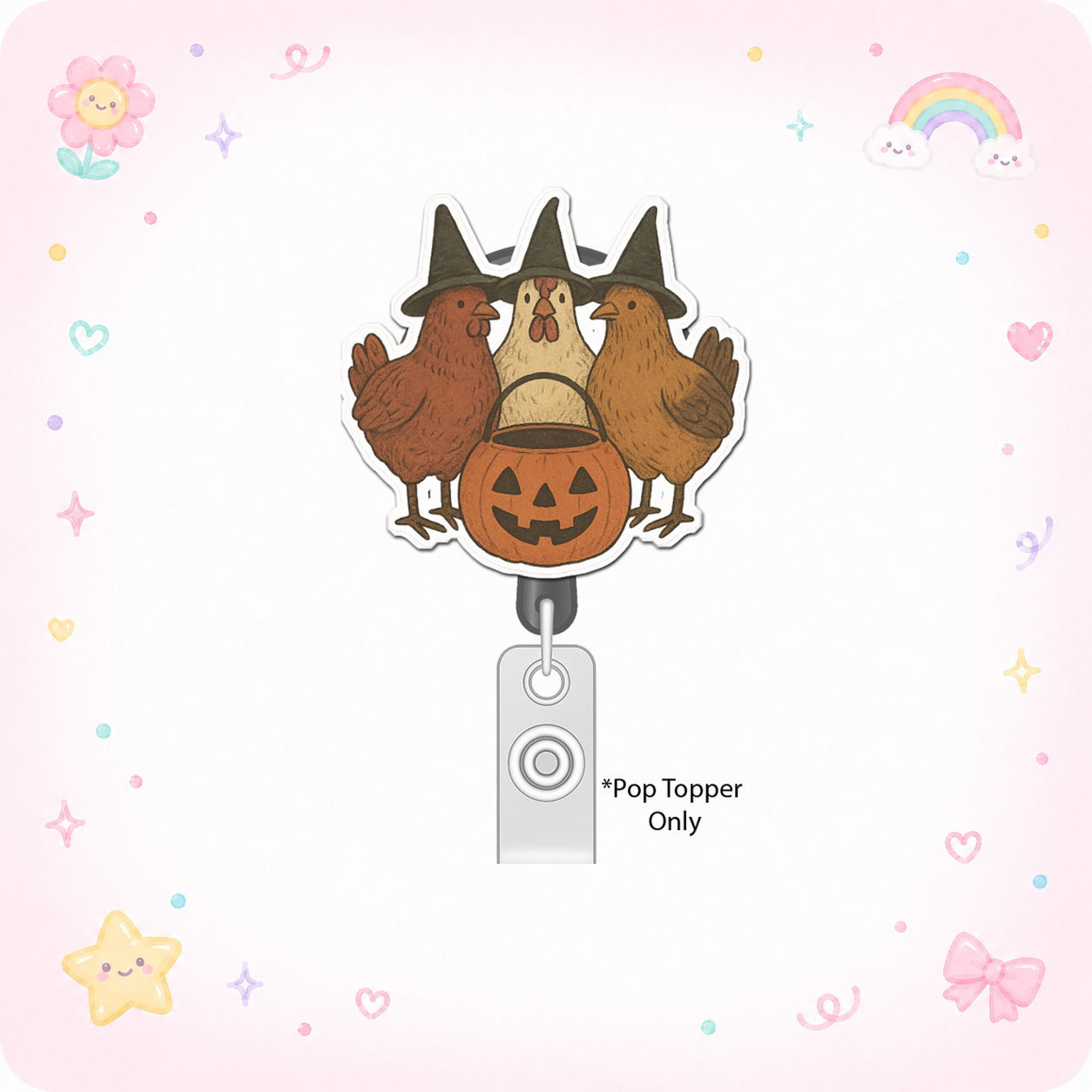 Witchy Chickens Pop Topper - - Topperswap