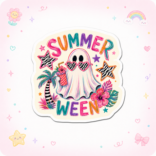 Beachy Boo Vibes Sticker
