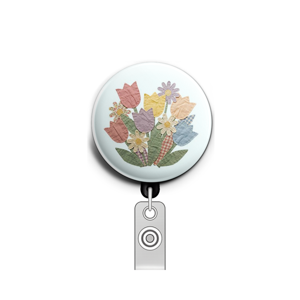 Petal Power Swapfinity Retractable ID Badge Reel - - Topperswap