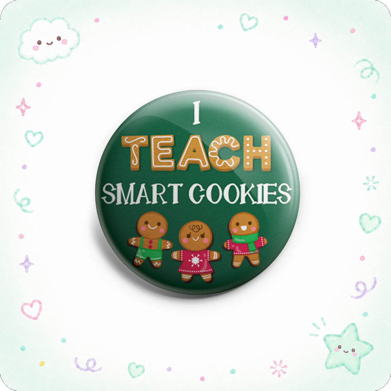 I Teach Smart Cookies Topper - Vault - - Topperswap