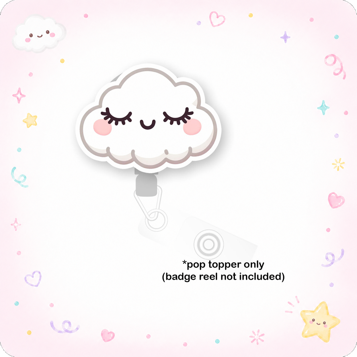White Cloud Pop Topper - - Topperswap