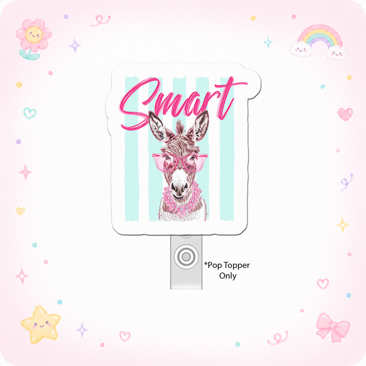 Sassy Scholar Llama Pop Topper - - Topperswap