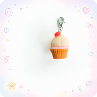 Cupcake Swirl Charm Badge Reel Add-on