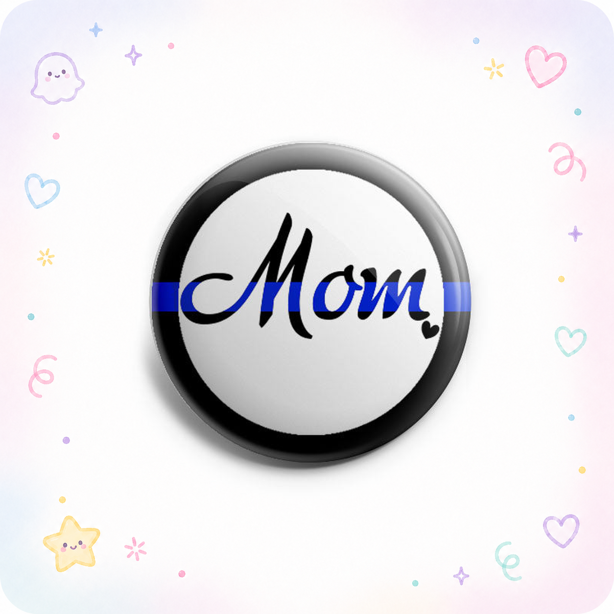 Thin Blue Line - Police Mom Topper - - Topperswap