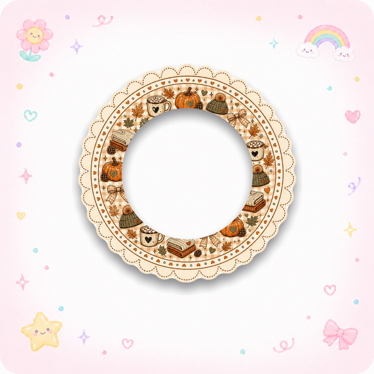 cozy fall drinks Swapper Frame - - Topperswap