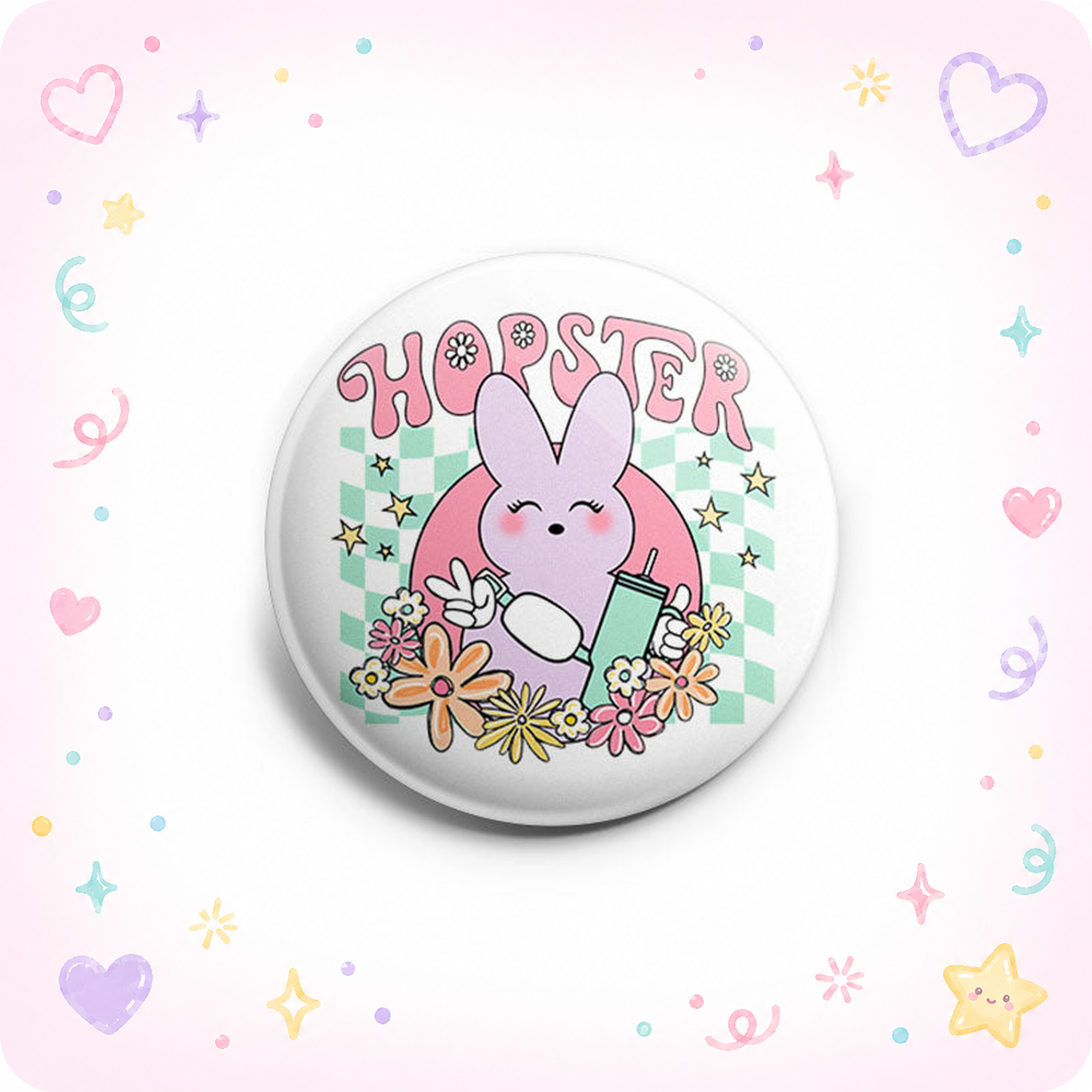 Pastel Peep Bunny Topper - - Topperswap