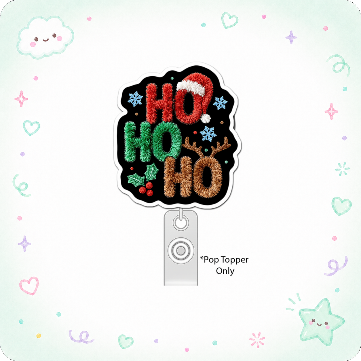 Ho Ho Holiday Hero Pop Topper - - Topperswap