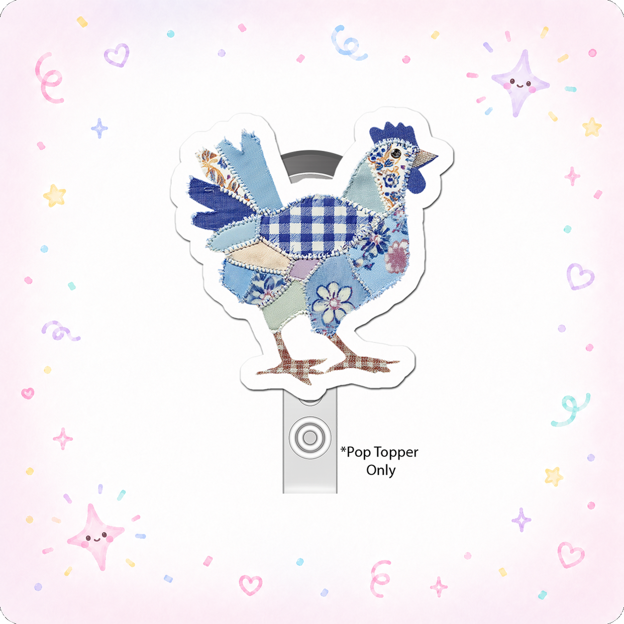 Patchwork Poultry Prodigy Pop Topper - - Topperswap