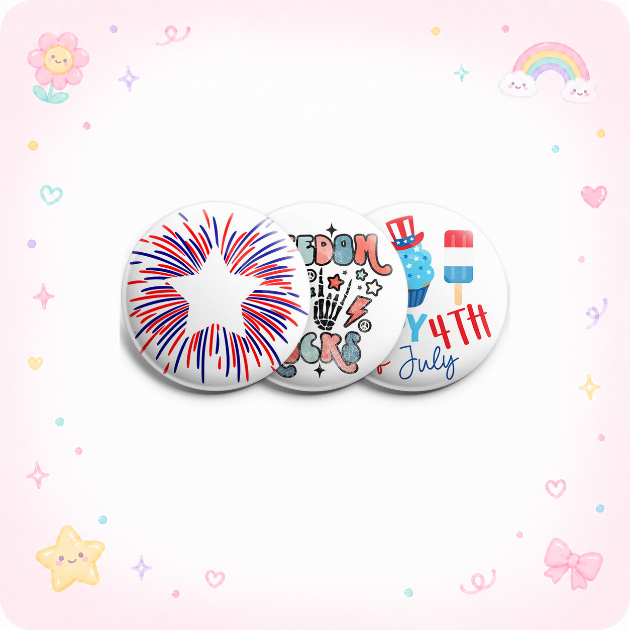 Freedom Crackle and Rock 3-Pack - - Topperswap