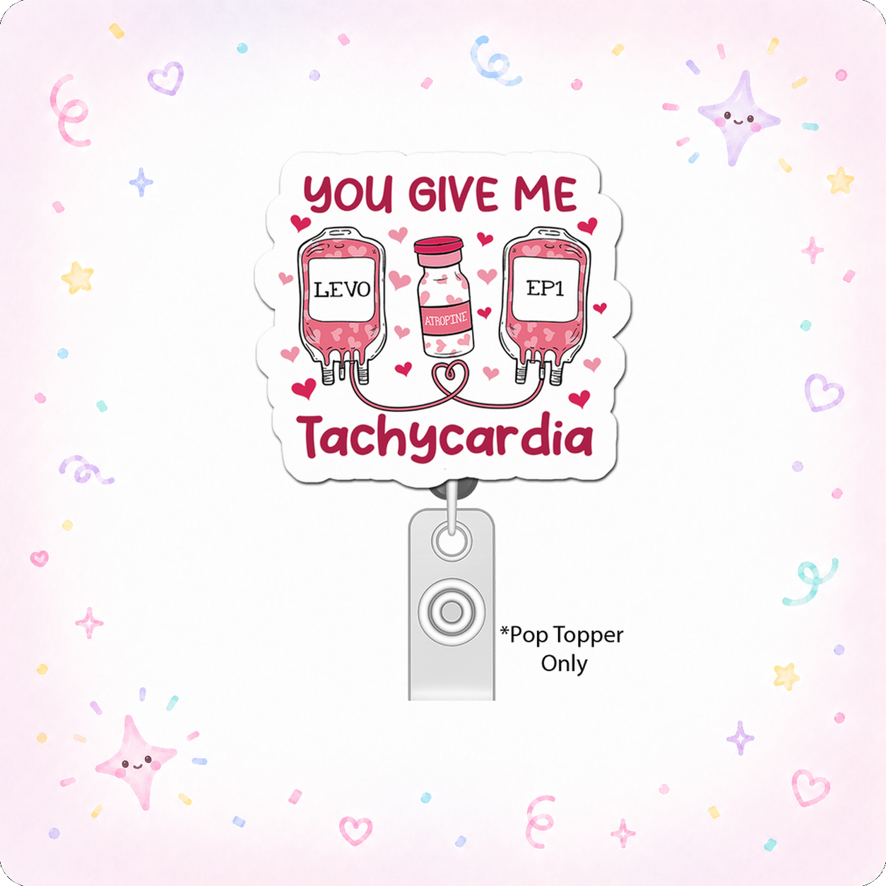 Heartbeat Hero Mode Pop Topper - - Topperswap