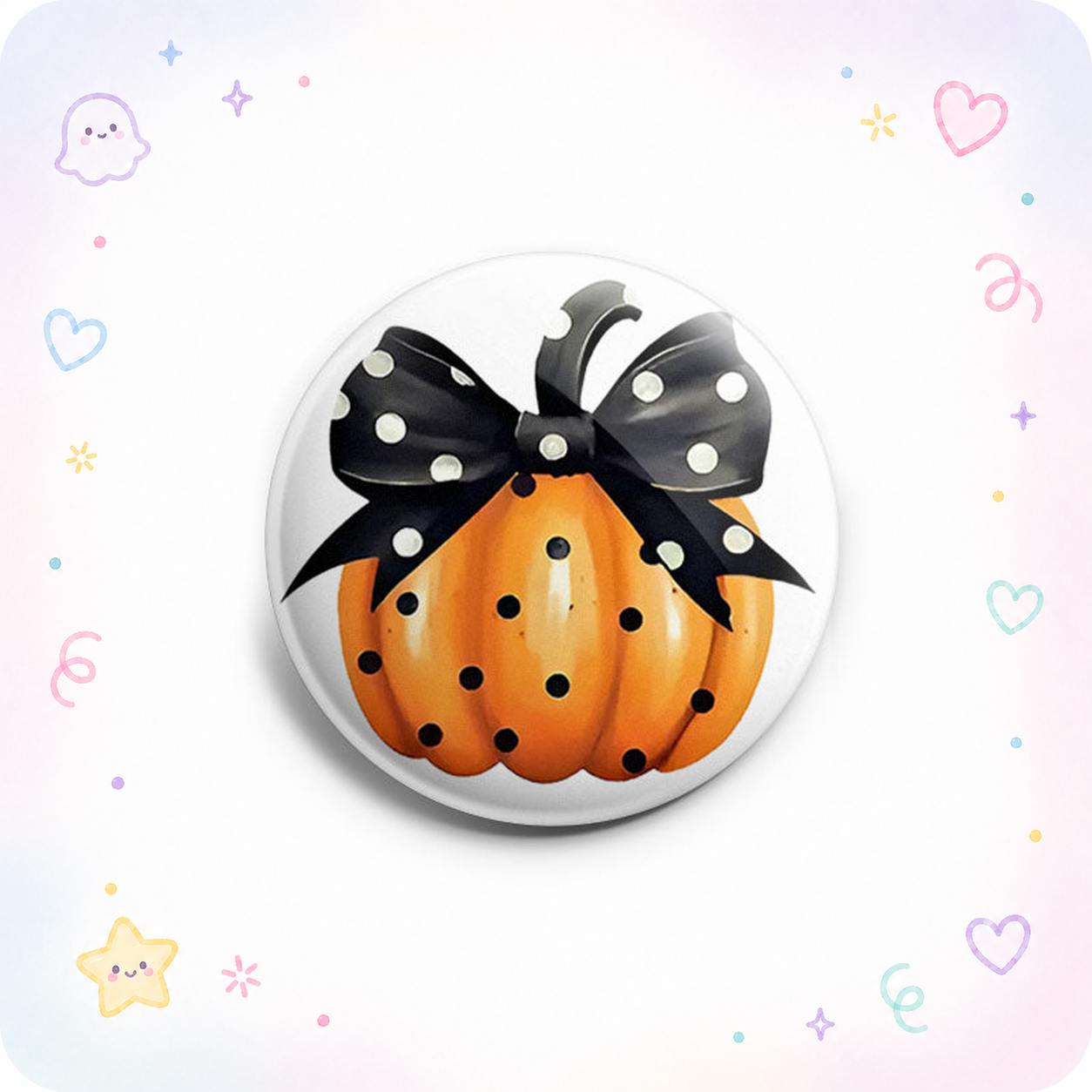 Polka-Dot Pumpkin Perfection Topper - - Topperswap