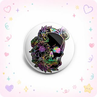 Floral Skull X-Ray Radiologist Topper