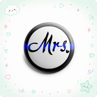 Mrs. Thin Blue Line - Police Wife Topper