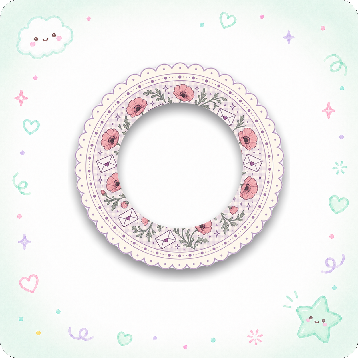 email quote florals Swapper Frame