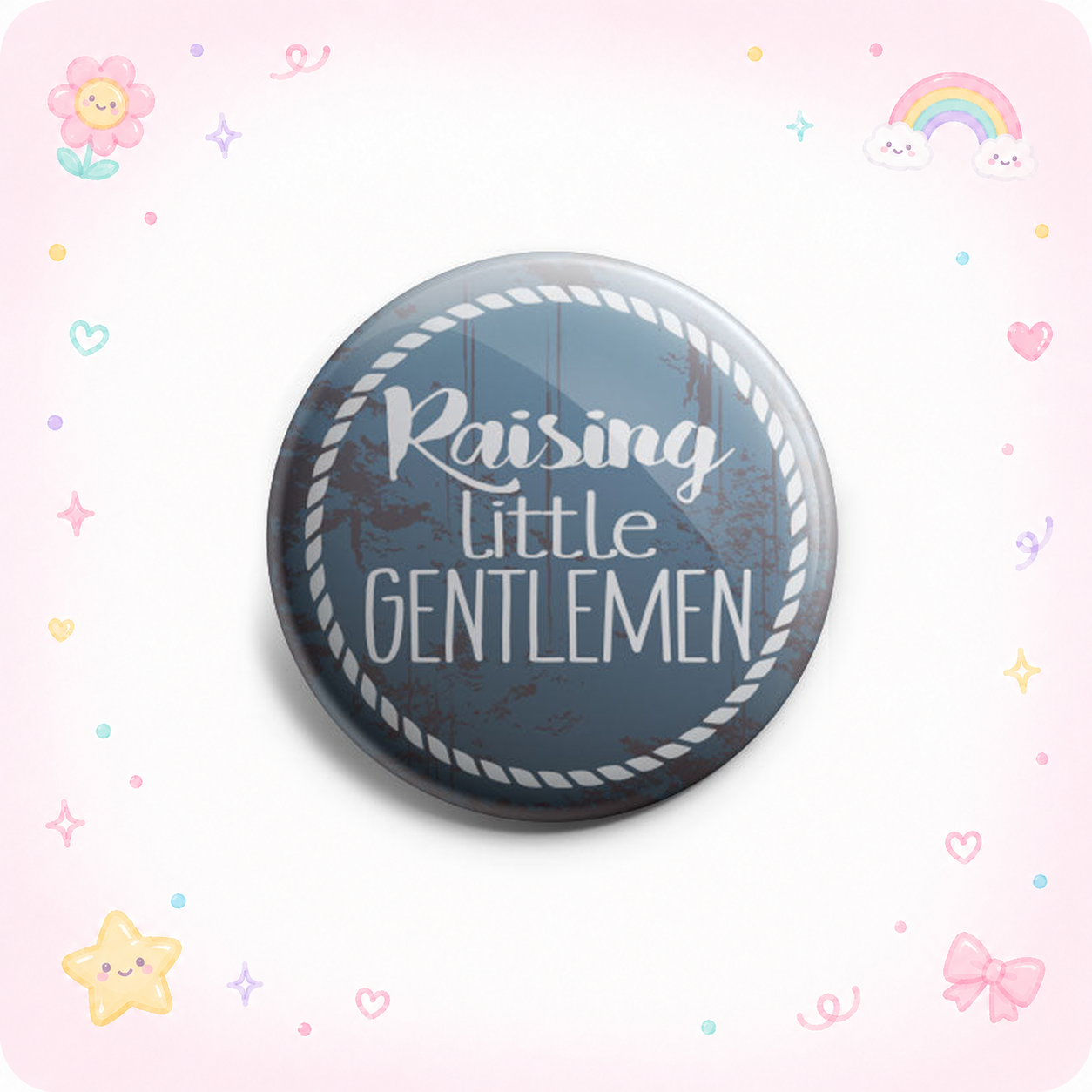 Raising Little Gentlemen - Boy Mom Topper - - Topperswap