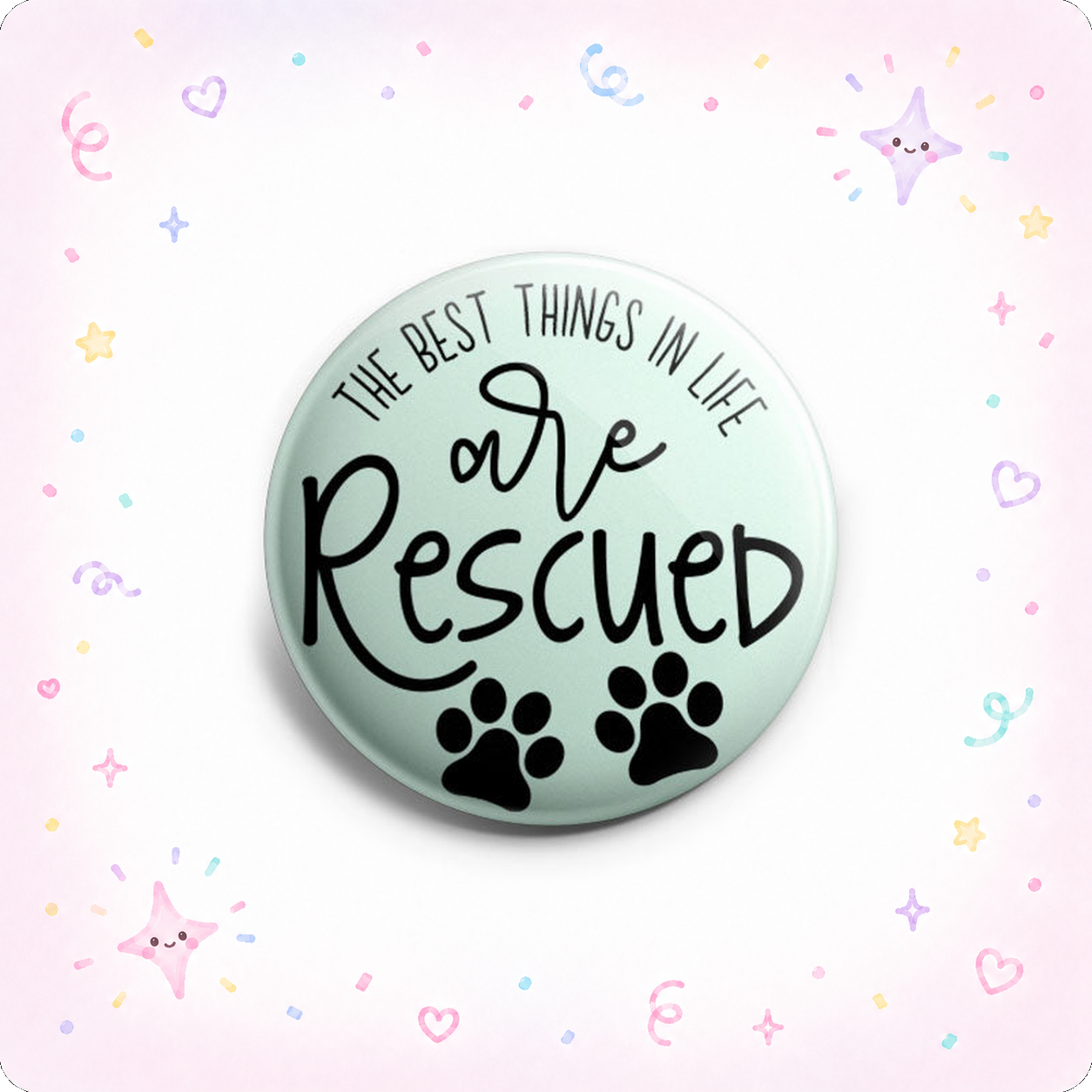 Best Things in Life are Rescued Topper - - Topperswap
