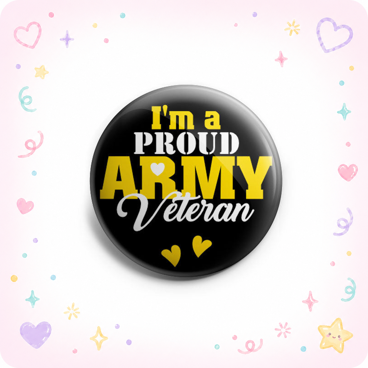 Proud Army Veteran Topper - - Topperswap