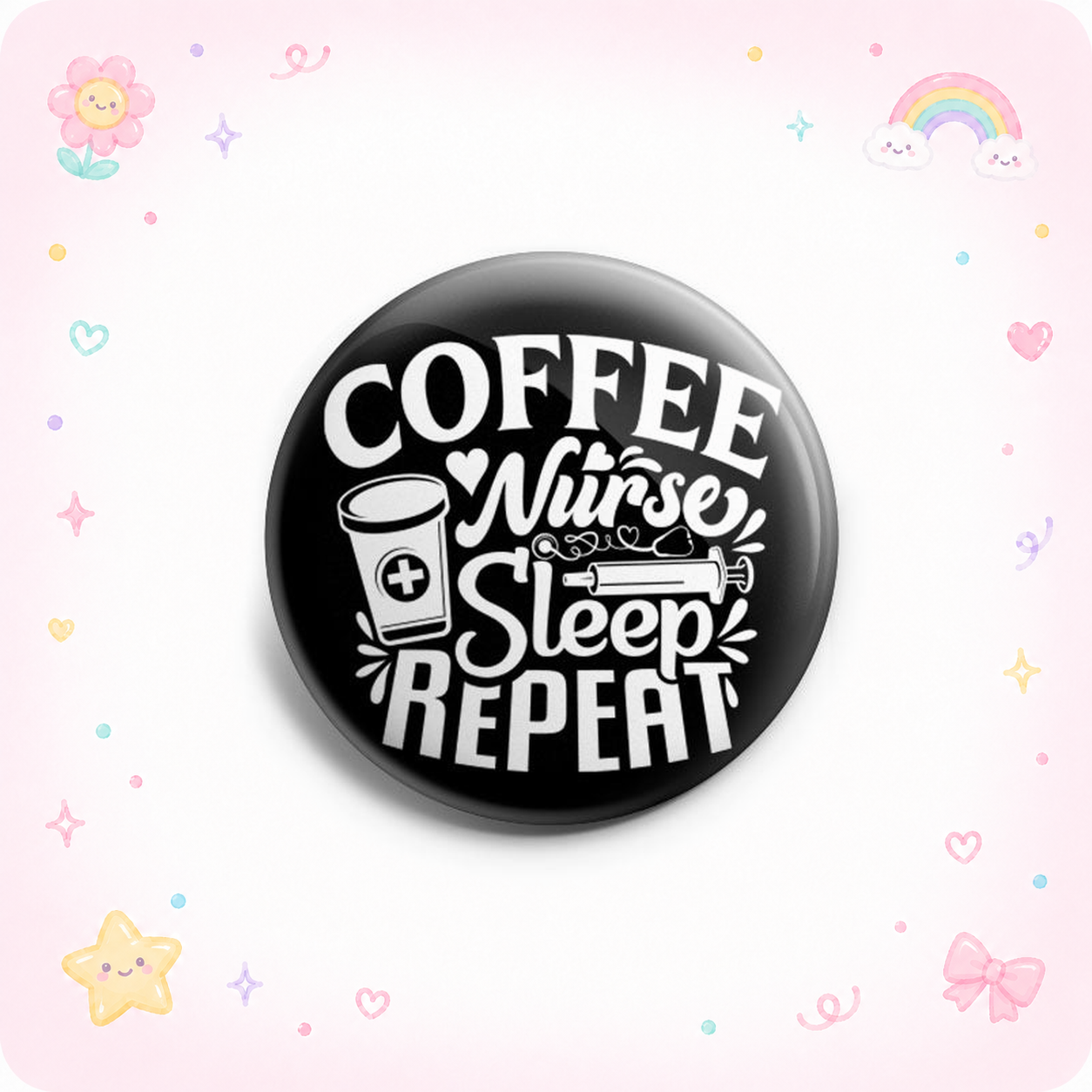Coffee, Nurse, Sleep, Repeat Topper - - Topperswap